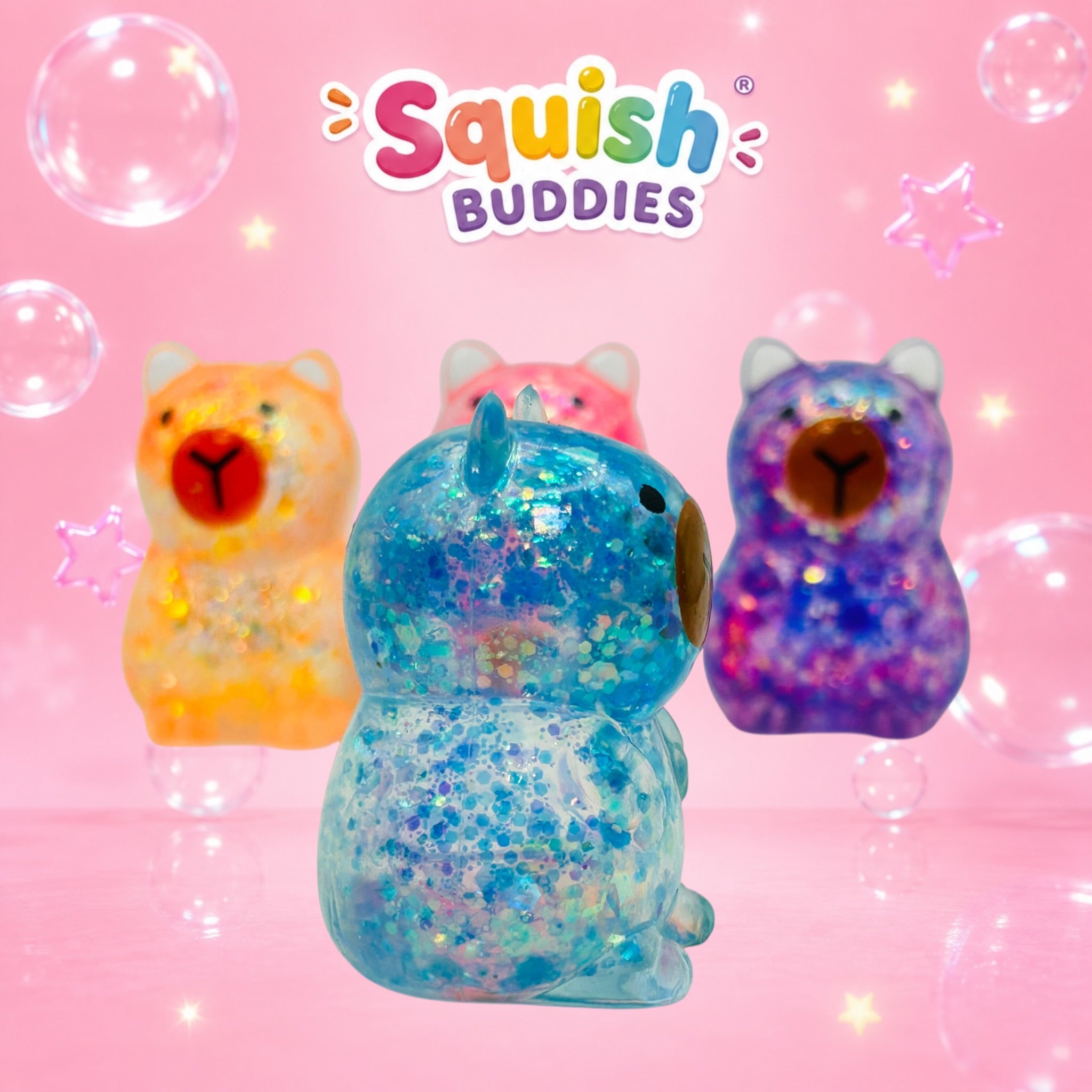 Capybara Maltose Sugar Gel Squishy | Slow Rise Sensory Fidget Toy | Small, Large or Bundle