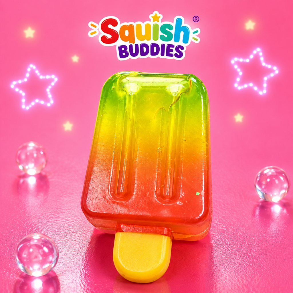 Ice Lolly Jelly Squishy Sensory Fidget Toy Soft Stress Relief Squishy