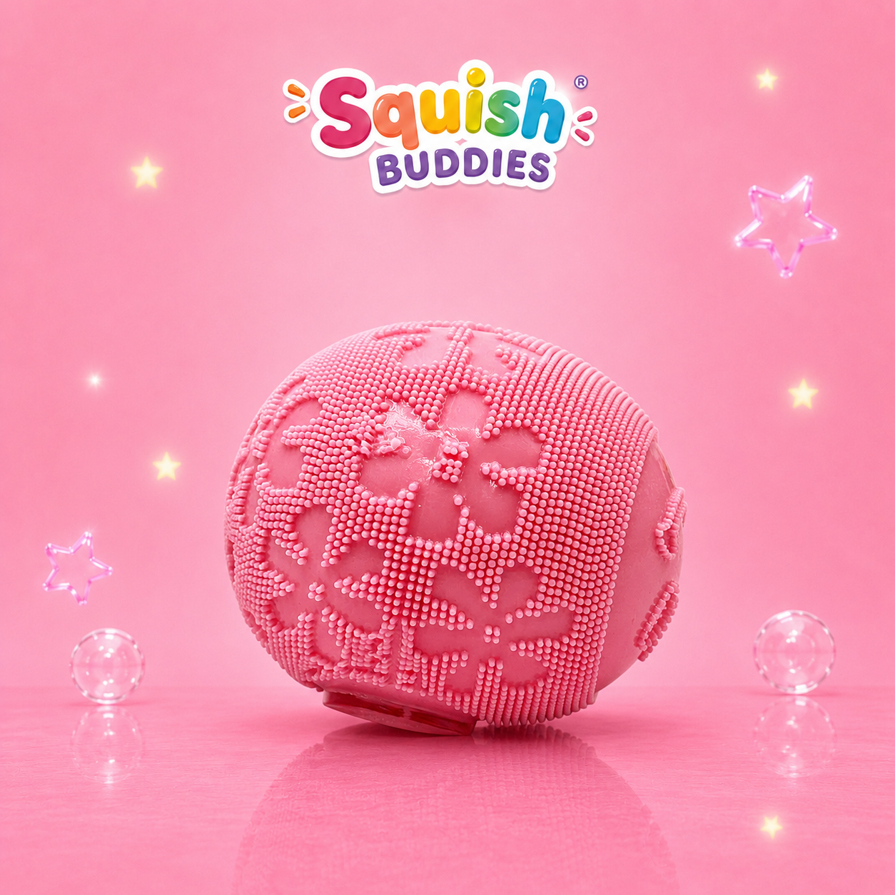 Fuzzball Squishy Sensory Fidget Toy | Soft Textured Stress Relief Squish Ball
