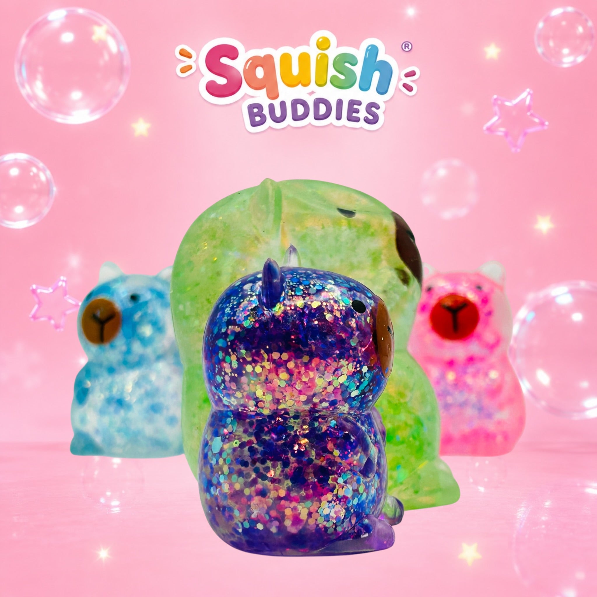 Capybara Maltose Sugar Gel Squishy | Slow Rise Sensory Fidget Toy | Small, Large or Bundle