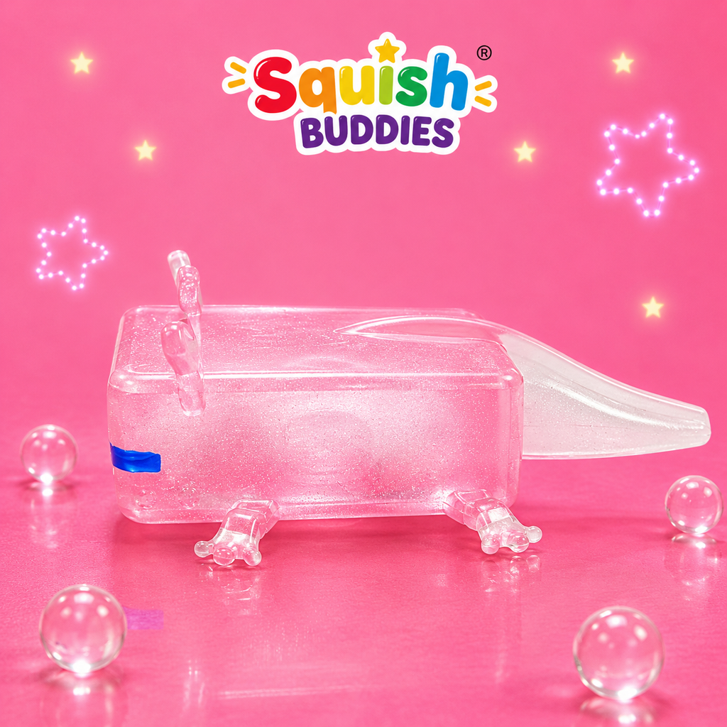 Minecraft Style Axolotl Squishy Sensory Fidget Toy Stretchy Maltose Squish