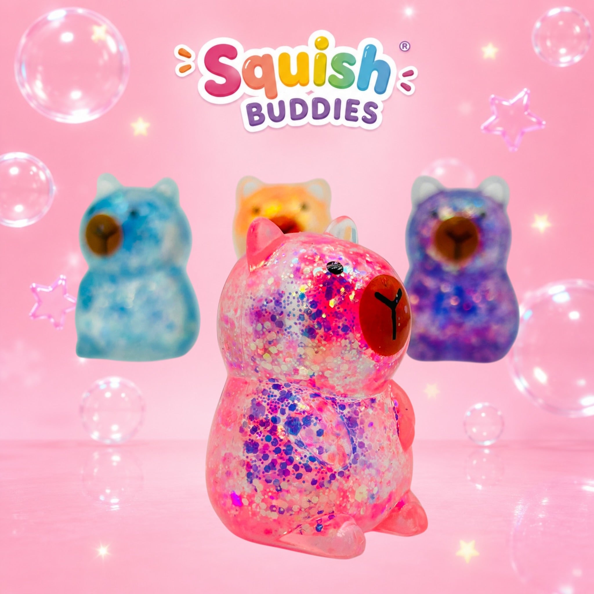 Capybara Maltose Sugar Gel Squishy | Slow Rise Sensory Fidget Toy | Small, Large or Bundle