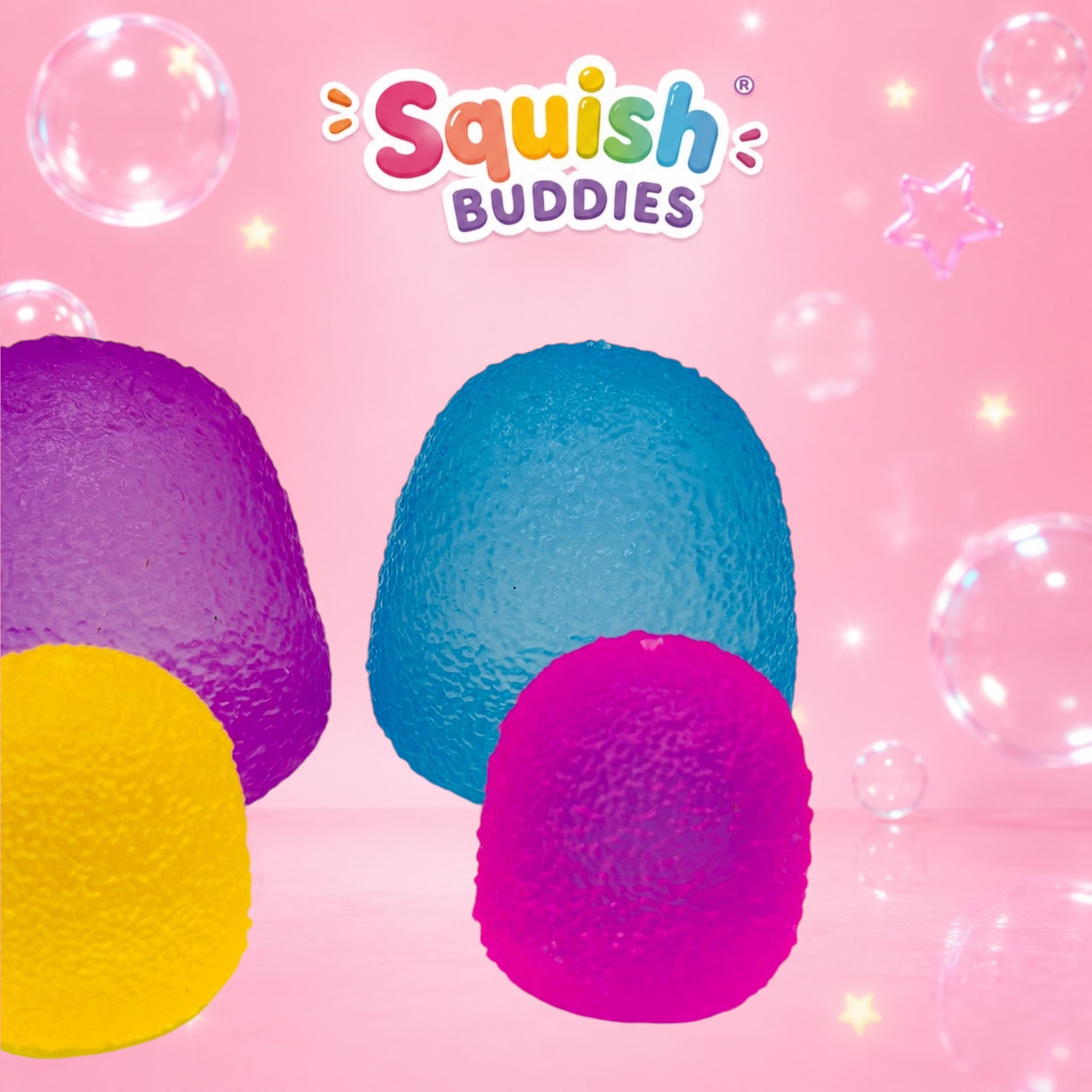 Maltose Sugar Gumdrop Squishy | Slow Rise Textured Fidget Toy | Small, Large or Bundle