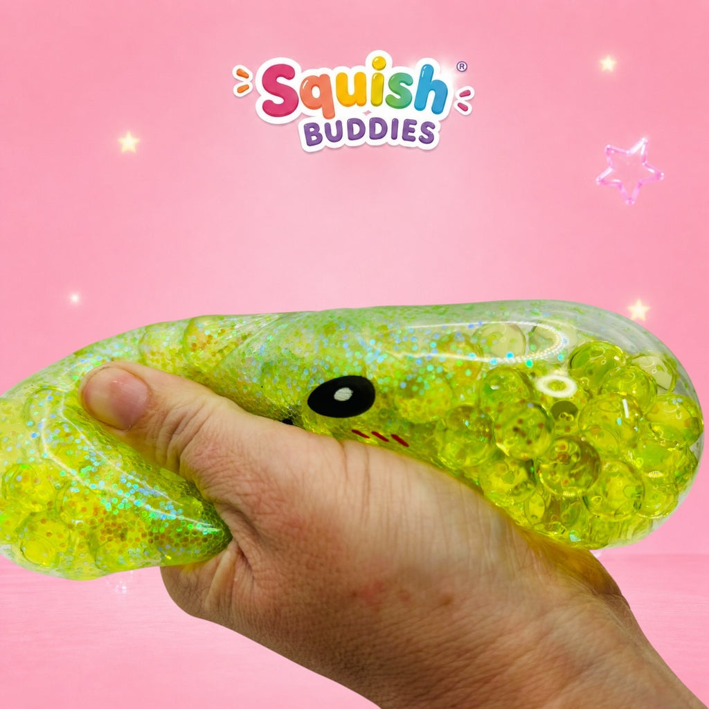 Rainbow Squishy Dumpling Toy – Sugar Gel Stress Ball Bao Bun Sensory Squish (Mystery Colour + Rare Gold)
