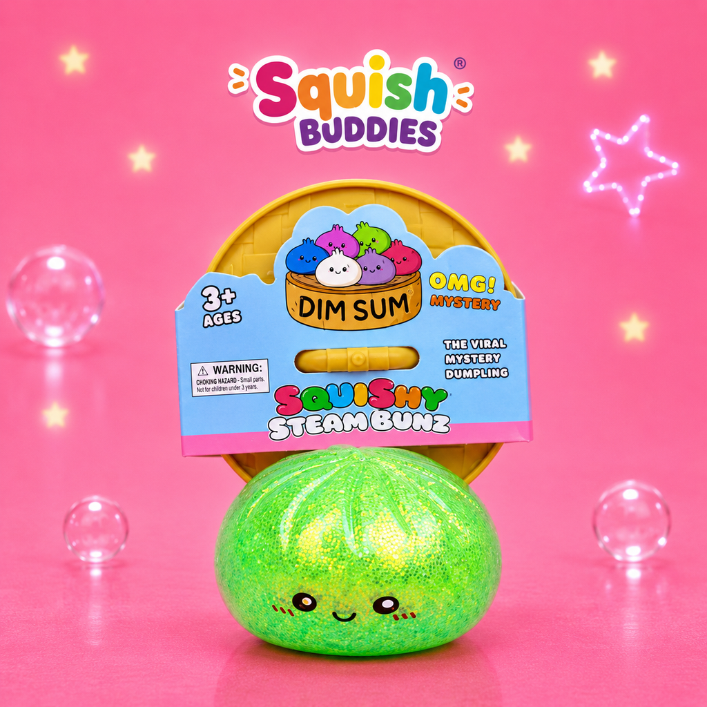 Rainbow Squishy Dumpling Toy – Sugar Gel Stress Ball Bao Bun Sensory Squish (Mystery Colour + Rare Gold)