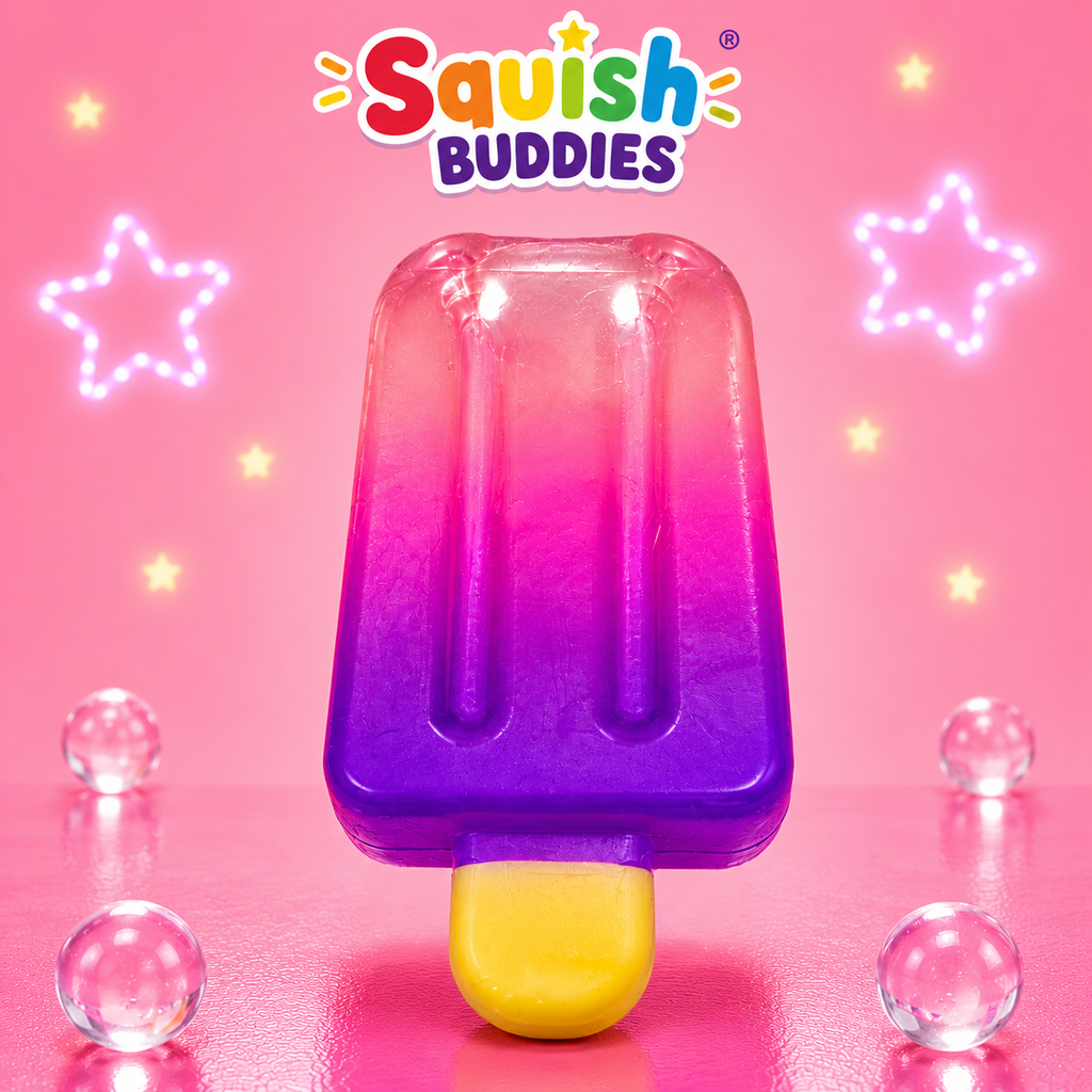 Ice Lolly Jelly Squishy Sensory Fidget Toy Soft Stress Relief Squishy