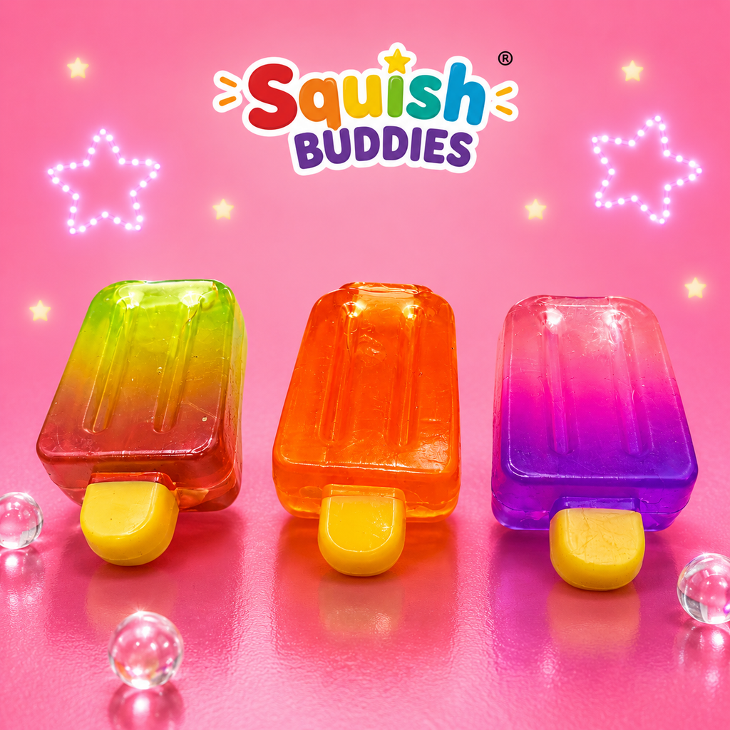 Ice Lolly Jelly Squishy Sensory Fidget Toy Soft Stress Relief Squishy