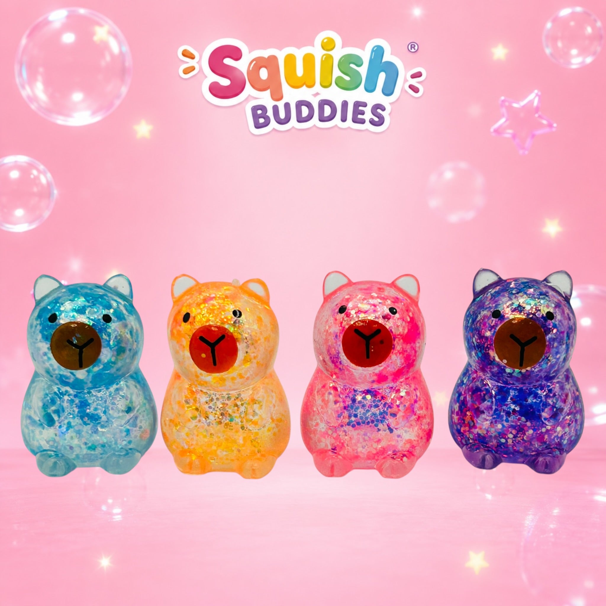 Capybara Maltose Sugar Gel Squishy | Slow Rise Sensory Fidget Toy | Small, Large or Bundle