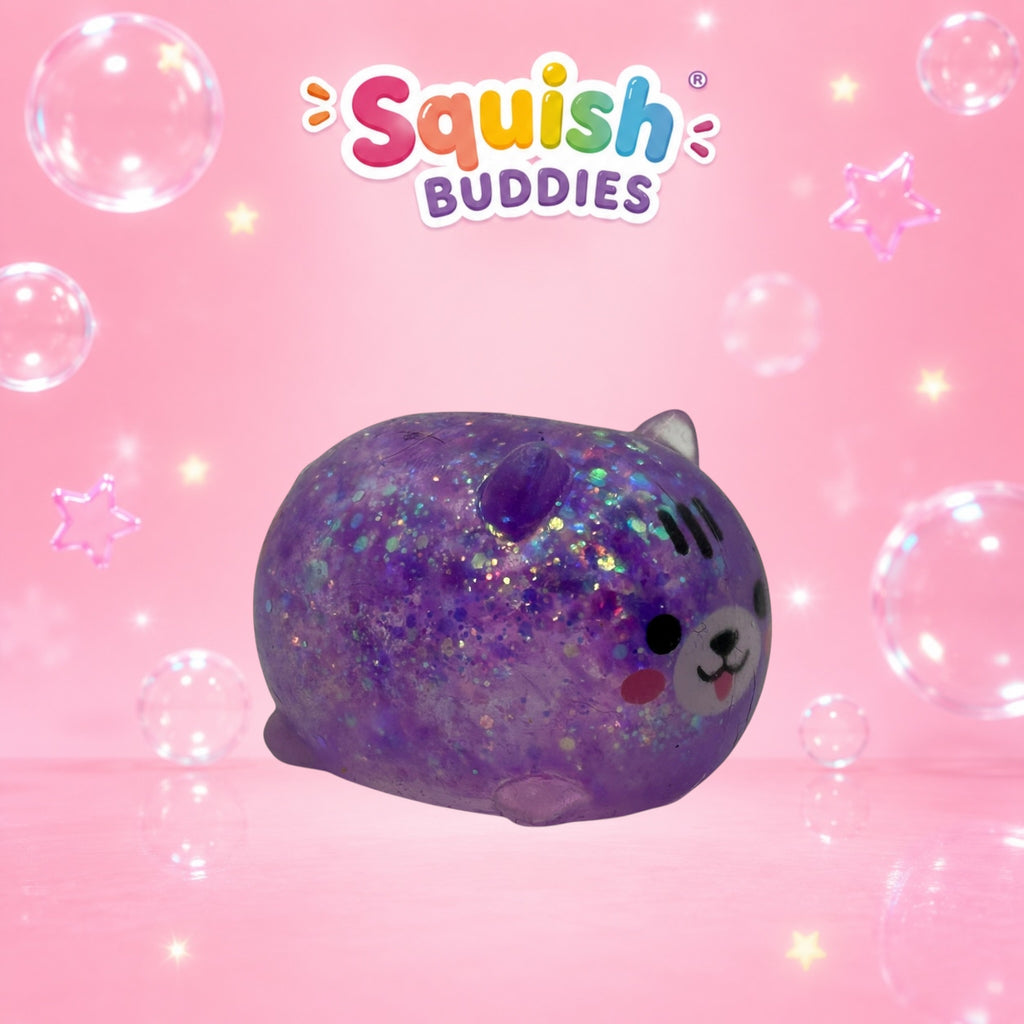 Glitter Sugar Slow Rise Mini Puppy Squishy Dog | Pocket Sized Sensory Fidget Toy
