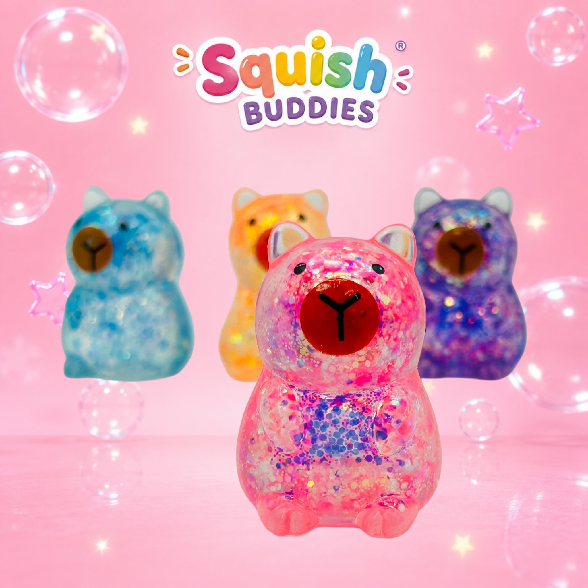 Capybara Maltose Sugar Gel Squishy | Slow Rise Sensory Fidget Toy | Small, Large or Bundle