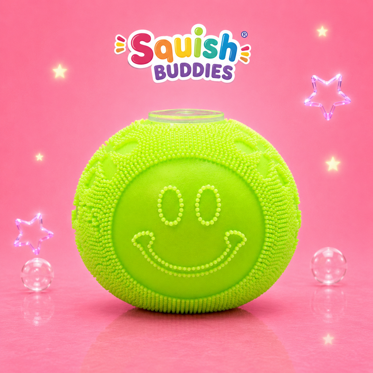 Fuzzball Squishy Sensory Fidget Toy | Soft Textured Stress Relief Squish Ball