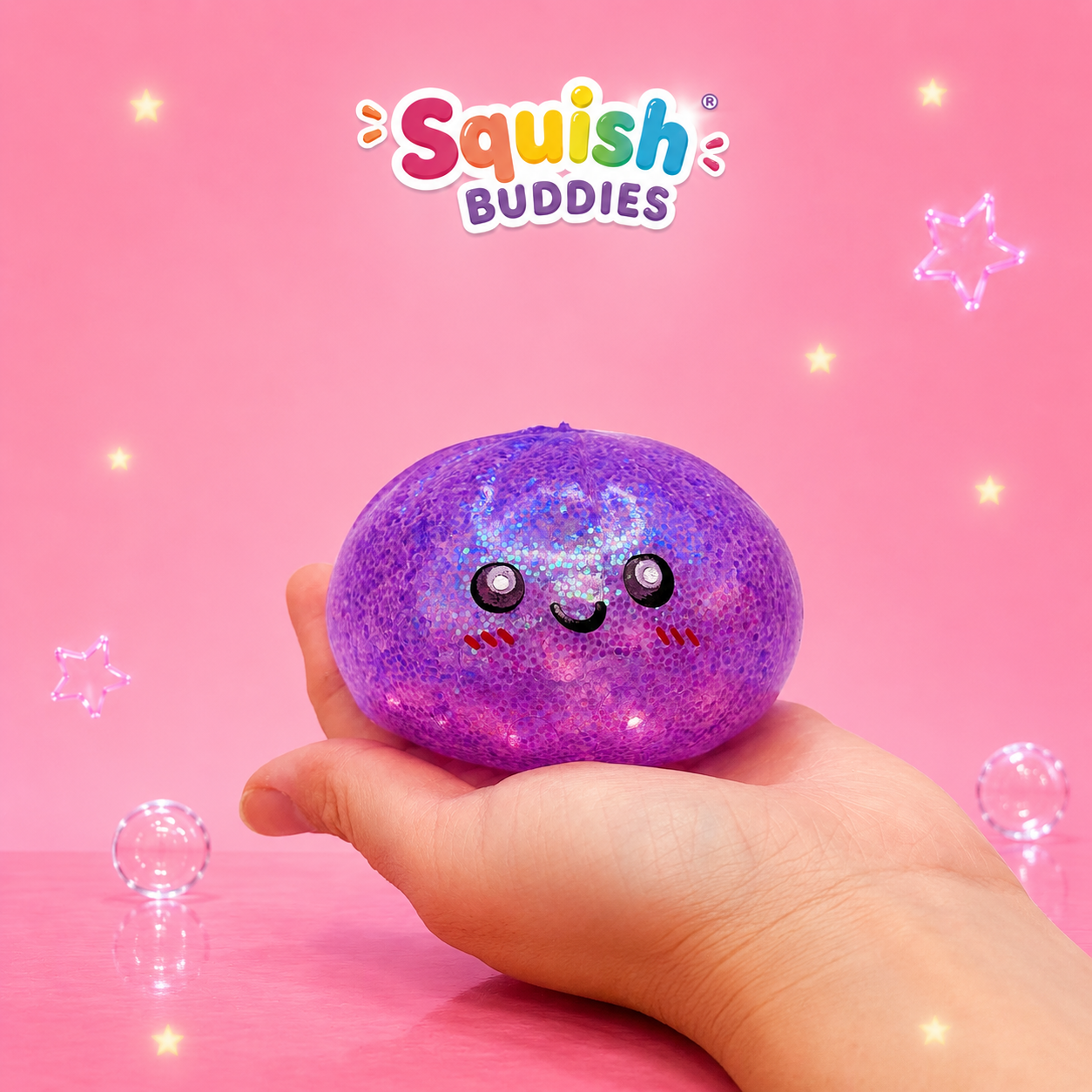Rainbow Squishy Dumpling Toy – Sugar Gel Stress Ball Bao Bun Sensory Squish (Mystery Colour + Rare Gold)