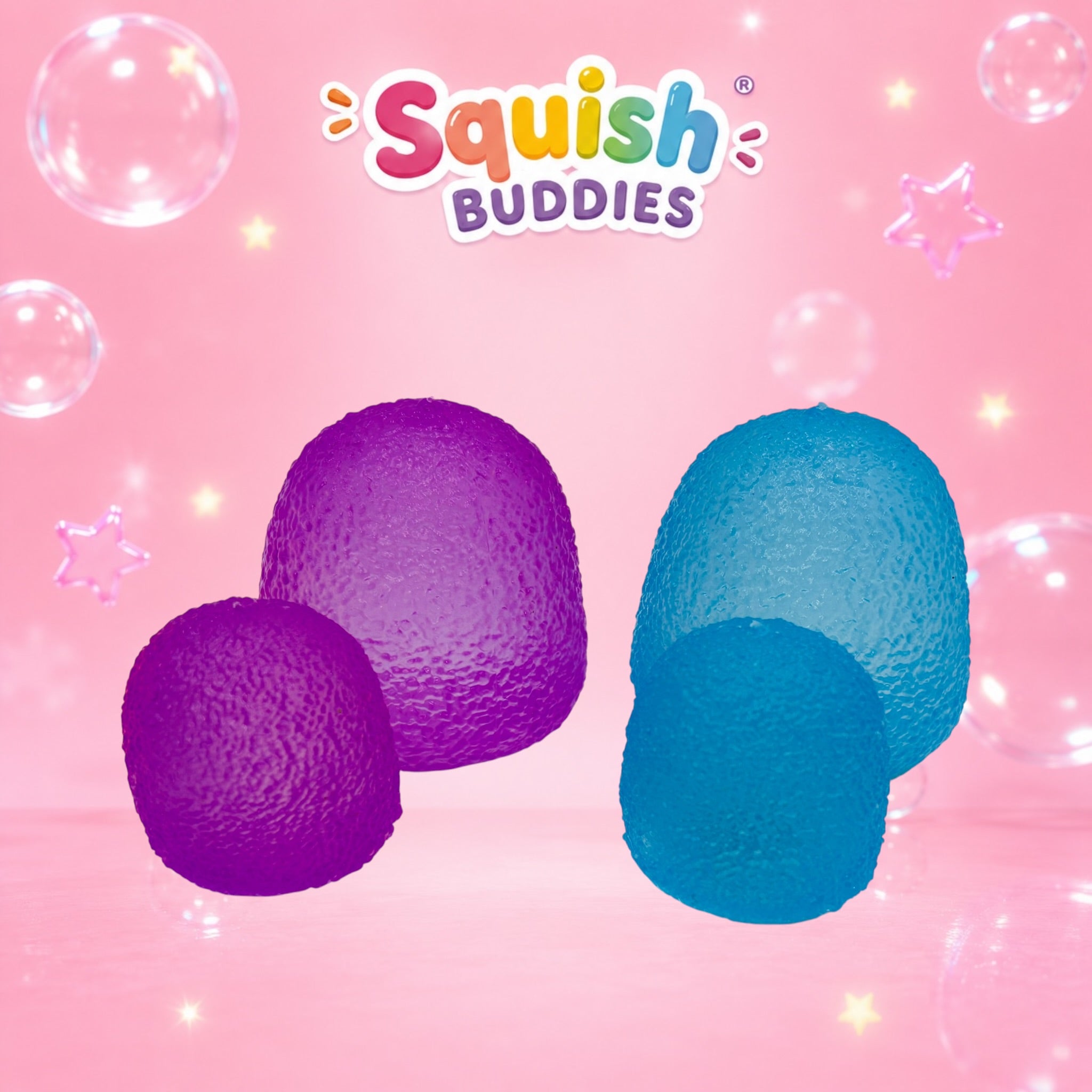 Maltose Sugar Gumdrop Squishy | Slow Rise Textured Fidget Toy | Small, Large or Bundle