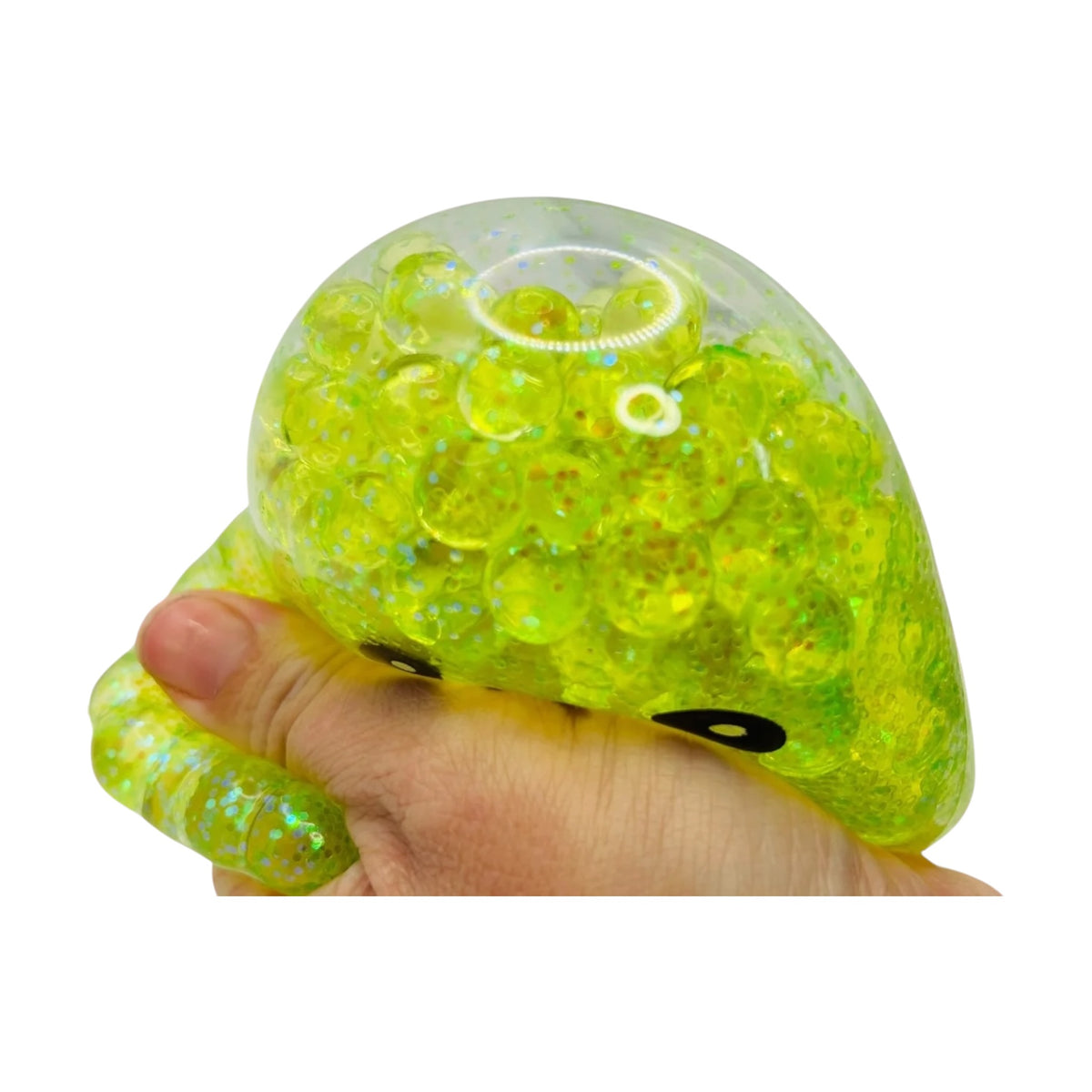 Glitter Squishy Dumpling Toy – Sugar Gel Stress Ball Bao Bun Sensory Squish (Mystery Colour + Rare Gold)