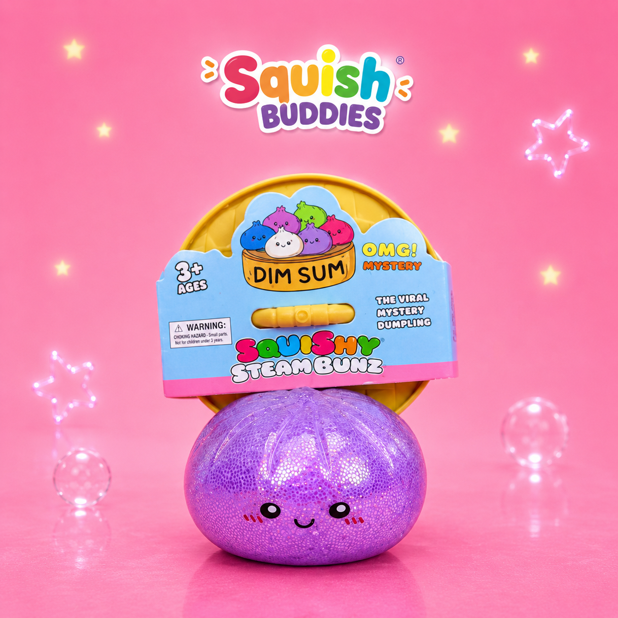 Rainbow Squishy Dumpling Toy – Sugar Gel Stress Ball Bao Bun Sensory Squish (Mystery Colour + Rare Gold)