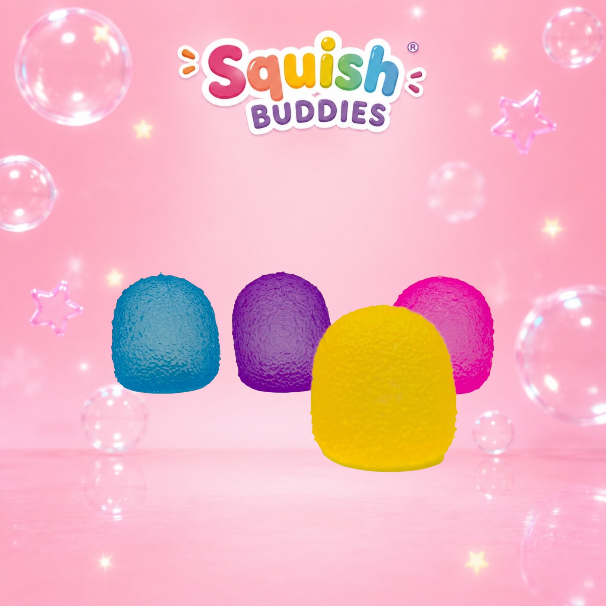 Maltose Sugar Gumdrop Squishy | Slow Rise Textured Fidget Toy | Small, Large or Bundle