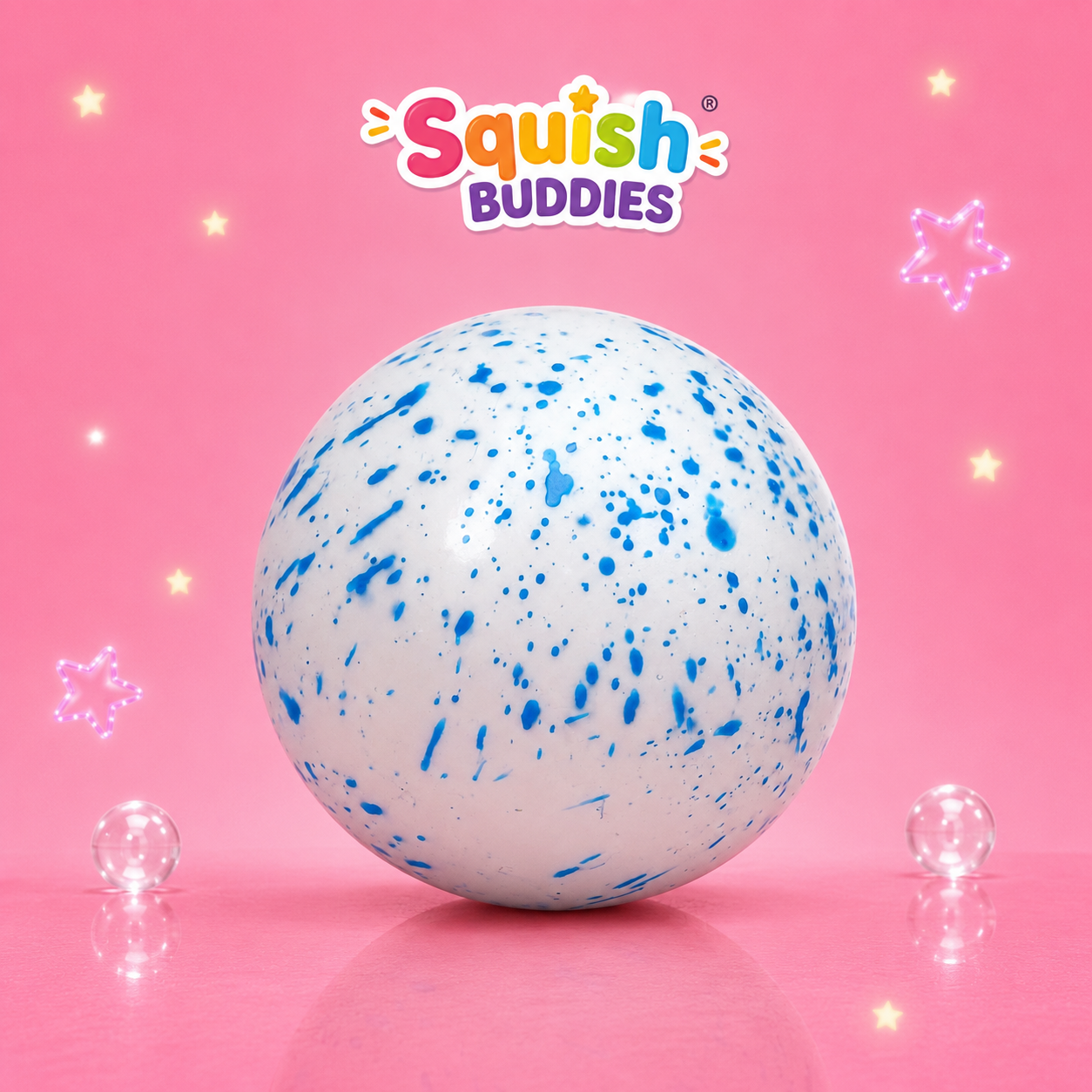 Snowball Squishy Sensory Fidget Toy Soft Foam Stress Relief Squeeze Ball