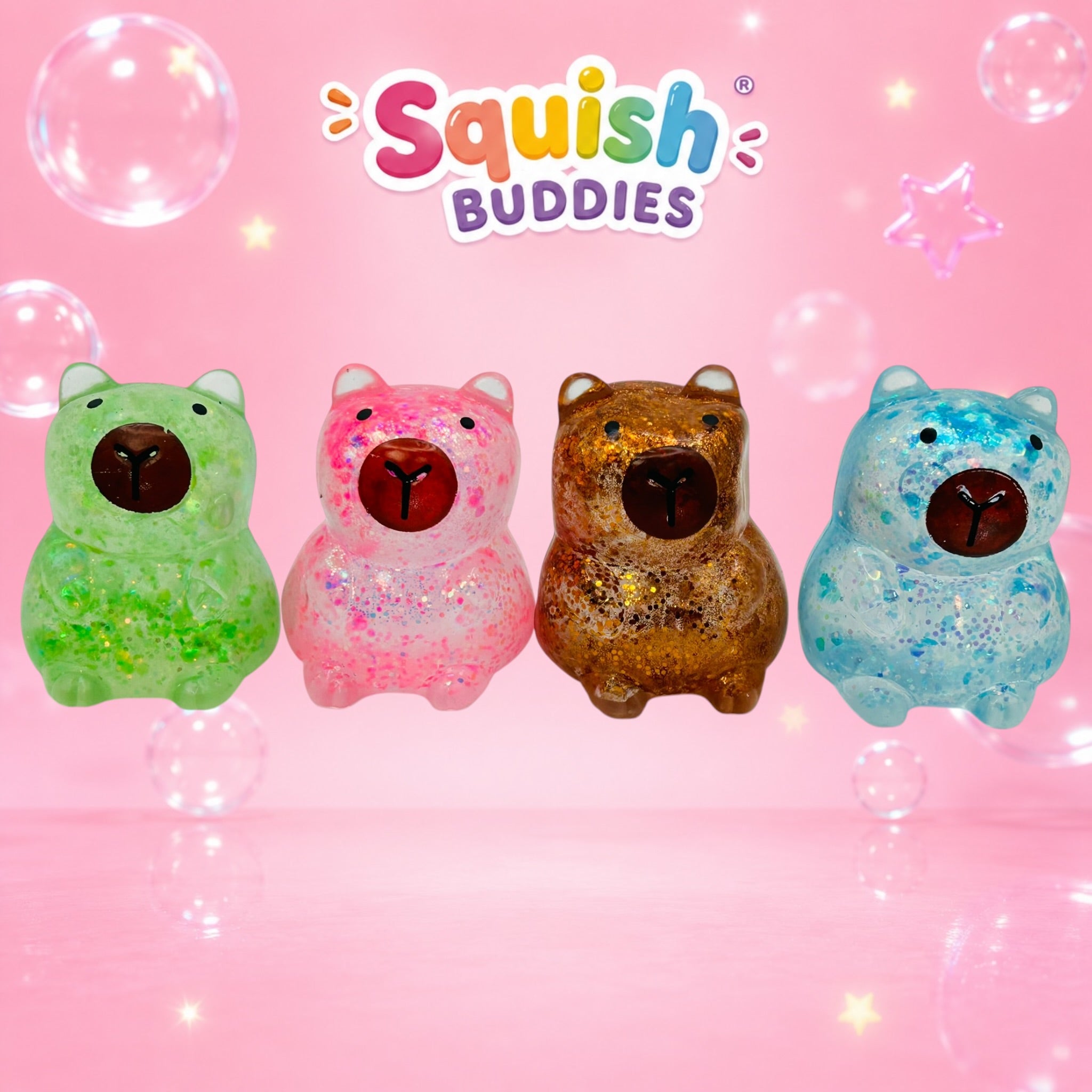 Capybara Maltose Sugar Gel Squishy | Slow Rise Sensory Fidget Toy | Small, Large or Bundle