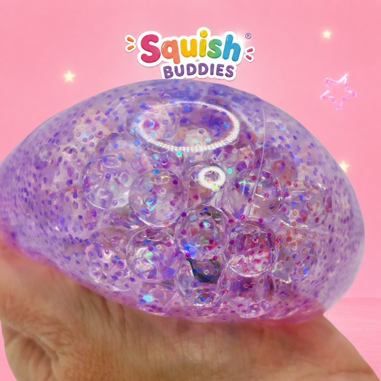 Rainbow Squishy Dumpling Toy – Sugar Gel Stress Ball Bao Bun Sensory Squish (Mystery Colour + Rare Gold)