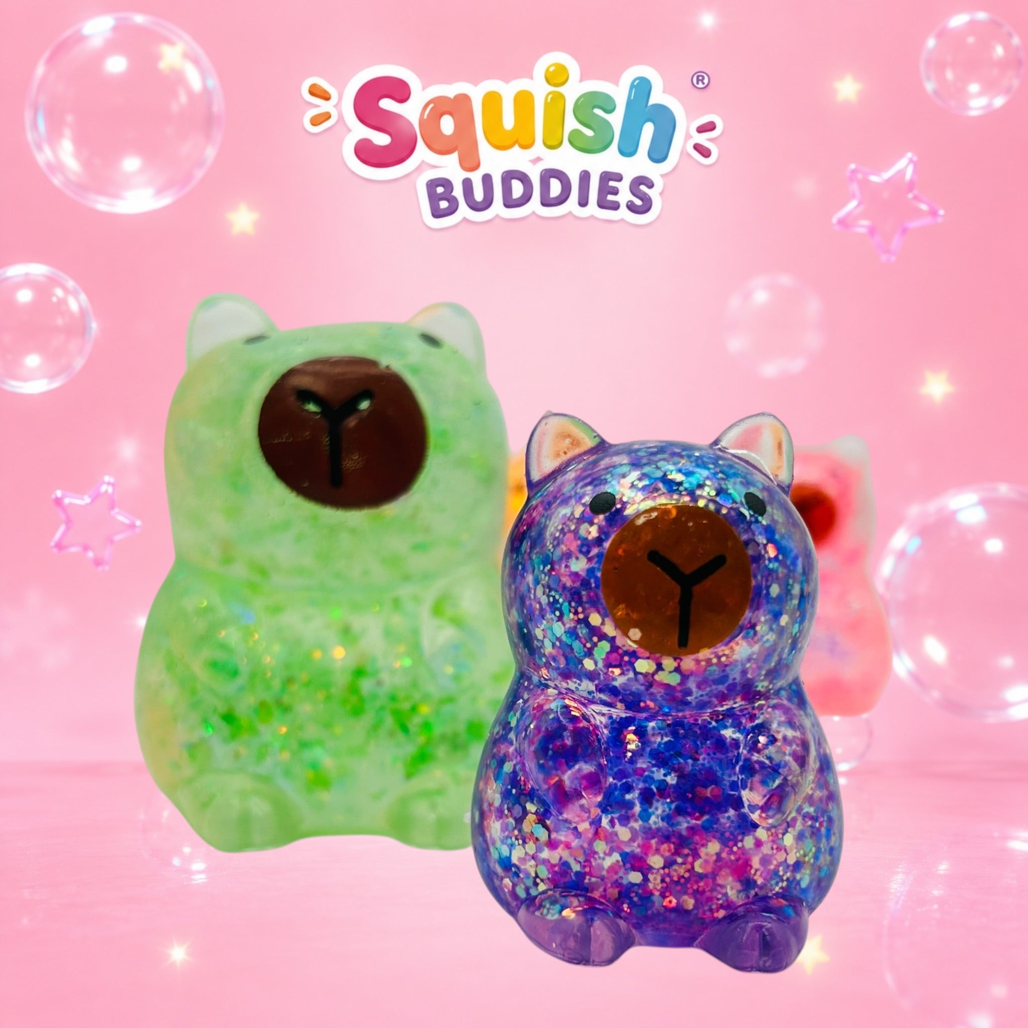 Capybara Maltose Sugar Gel Squishy | Slow Rise Sensory Fidget Toy | Small, Large or Bundle
