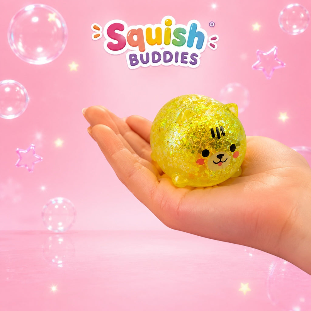 Glitter Sugar Slow Rise Mini Puppy Squishy Dog | Pocket Sized Sensory Fidget Toy