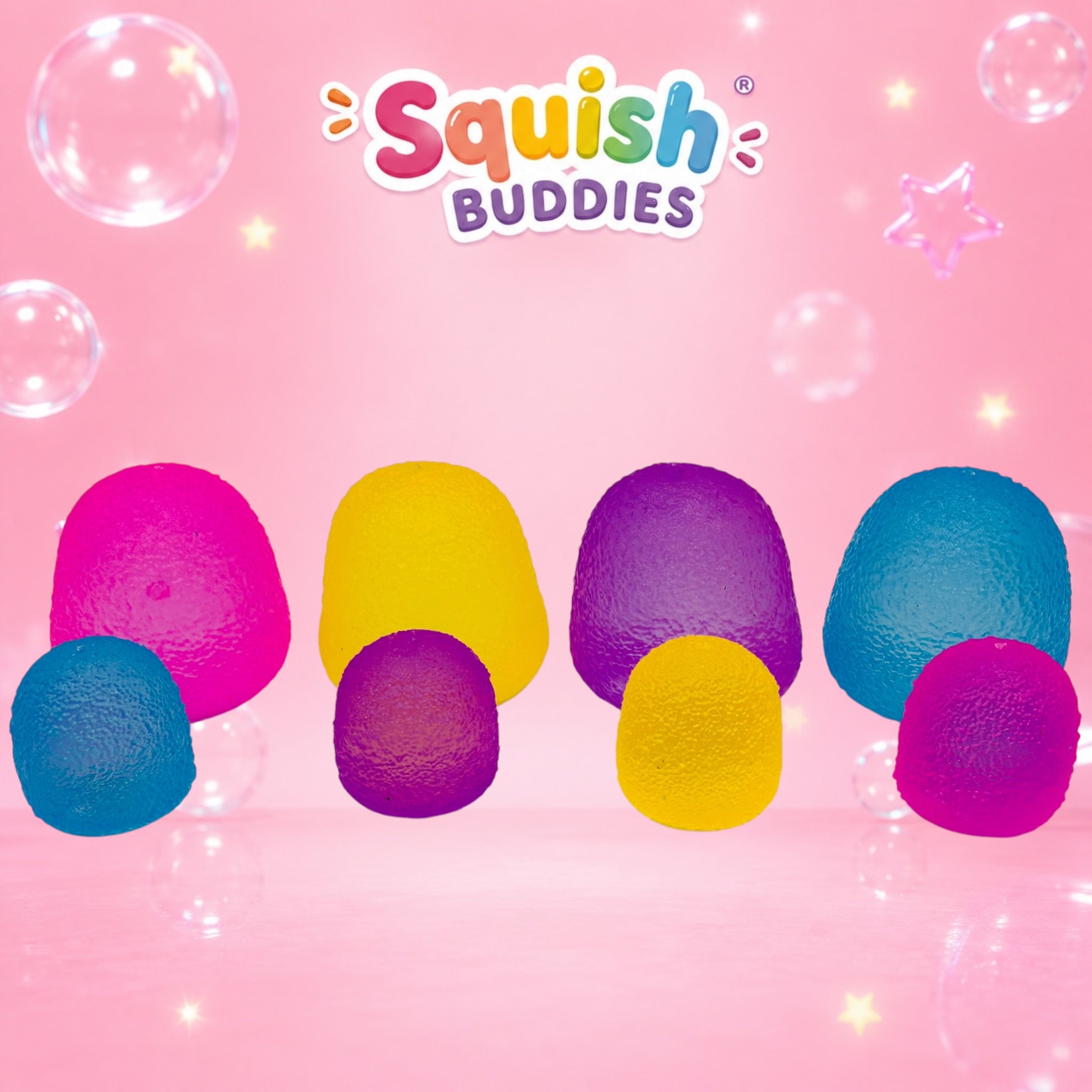 Maltose Sugar Gumdrop Squishy | Slow Rise Textured Fidget Toy | Small, Large or Bundle