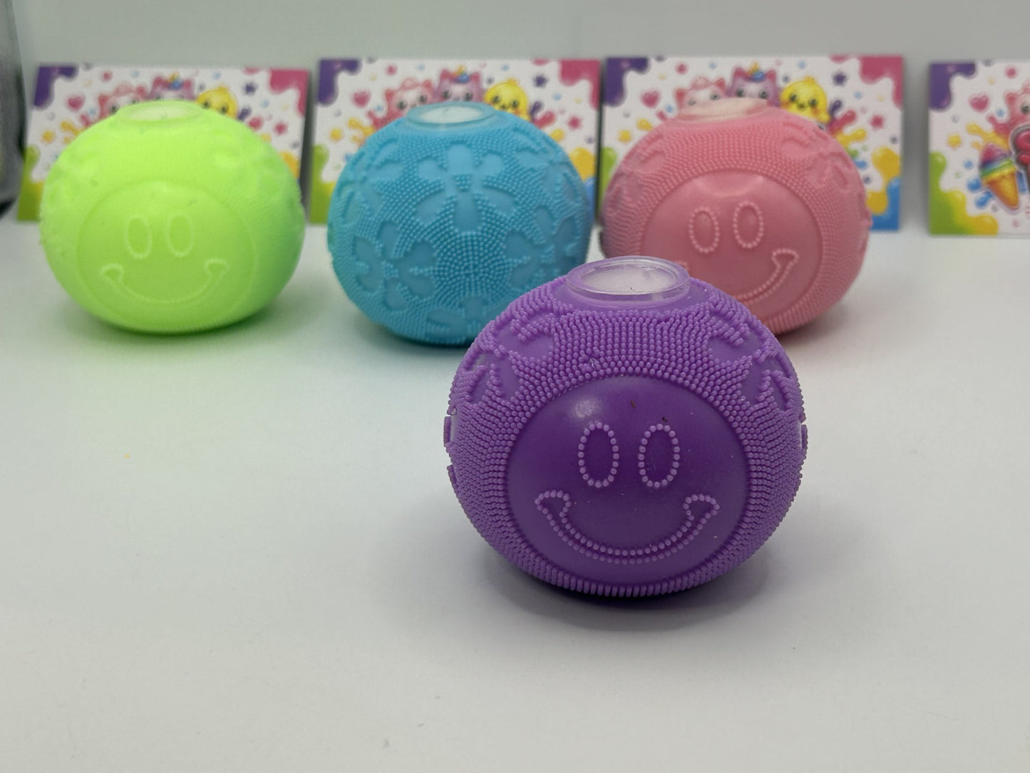 Fuzzball Squishy Sensory Fidget Toy | Soft Textured Stress Relief Squish Ball