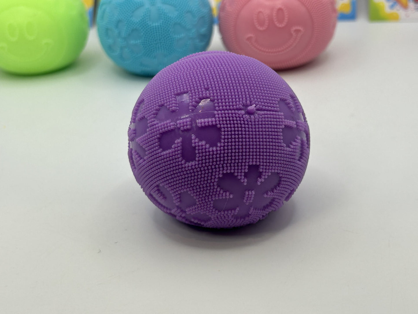 Fuzzball Squishy Sensory Fidget Toy | Soft Textured Stress Relief Squish Ball