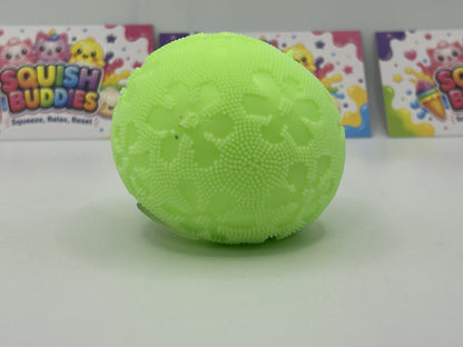 Fuzzball Squishy Sensory Fidget Toy | Soft Textured Stress Relief Squish Ball