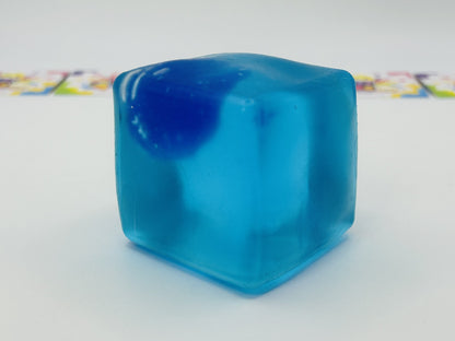 Glow In The Dark Whale Cube Squishy Sensory Fidget Toy Maltose Filled