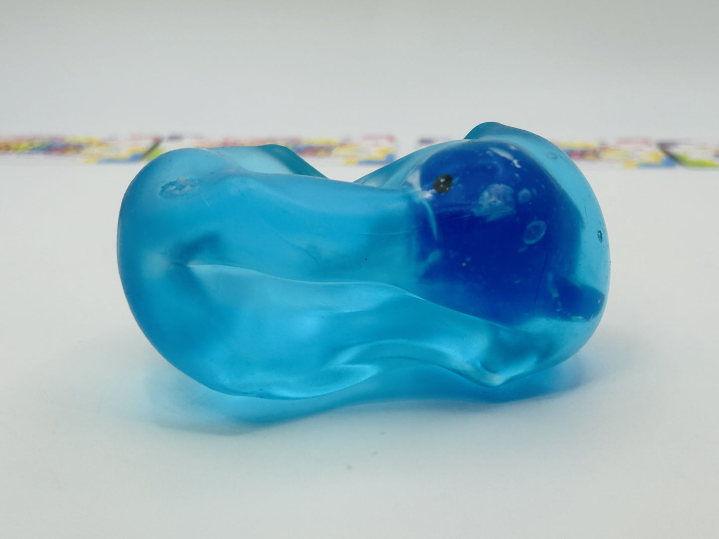 Glow In The Dark Whale Cube Squishy Sensory Fidget Toy Maltose Filled