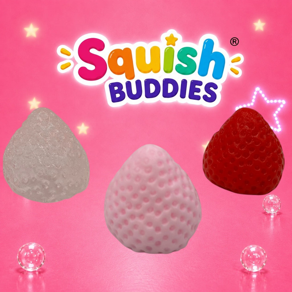 Tabba Strawberry Squishy Selection | Super Soft Sensory Squishies