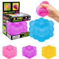 Textured Bubble Cube Squishy – Super Solid Stress Ball Sensory Squeeze Fidget Toy (Mystery Colour)