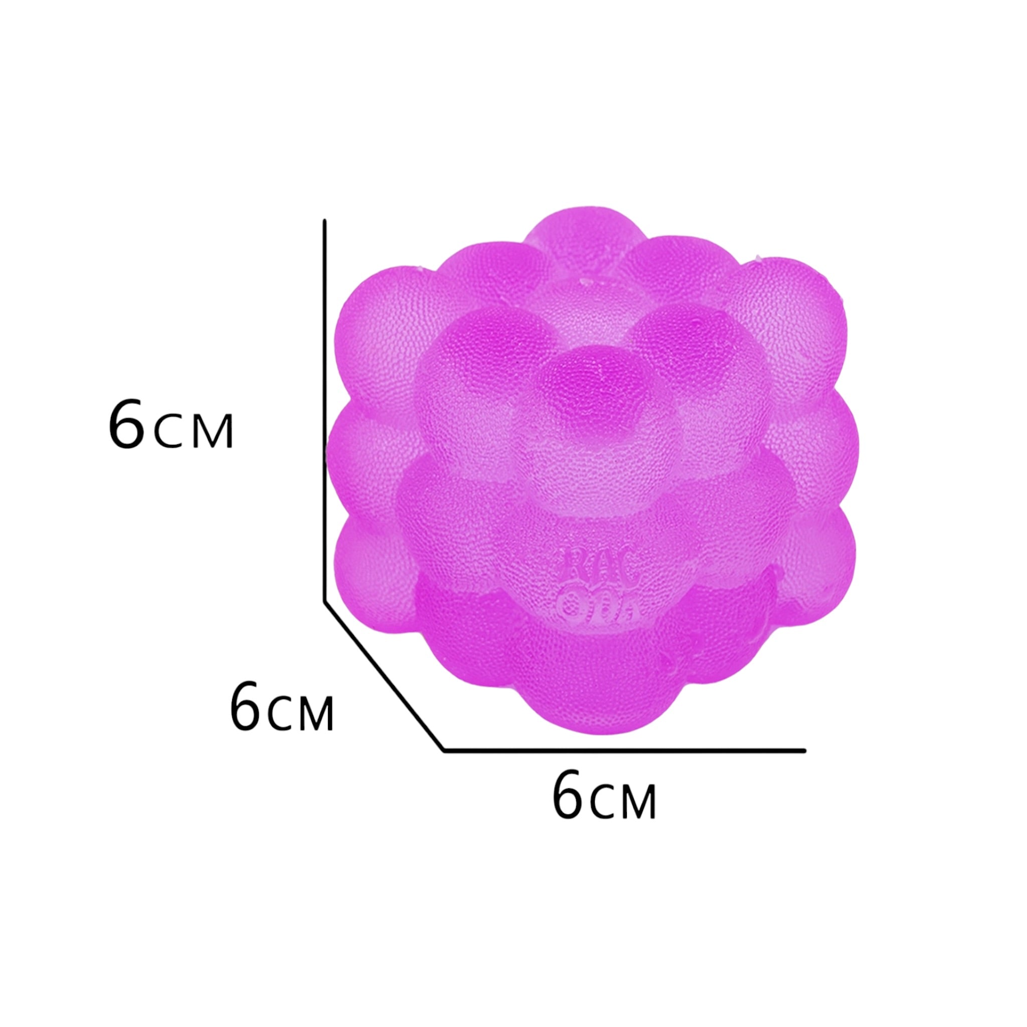 Textured Bubble Cube Squishy – Super Solid Stress Ball Sensory Squeeze Fidget Toy (Mystery Colour)