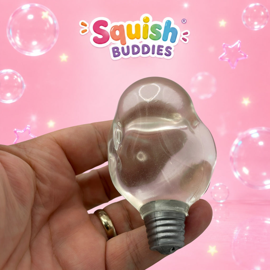 Glow in the Dark Light Bulb Globe Squishy | Maltose Slow Rise Sensory Toy