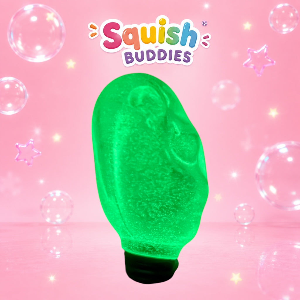 Glow in the Dark Light Bulb Globe Squishy | Maltose Slow Rise Sensory Toy