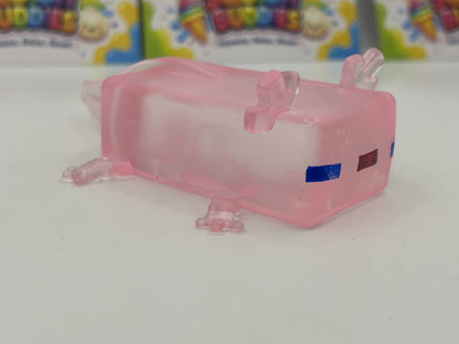 Minecraft Style Axolotl Squishy Sensory Fidget Toy Stretchy Maltose Squish