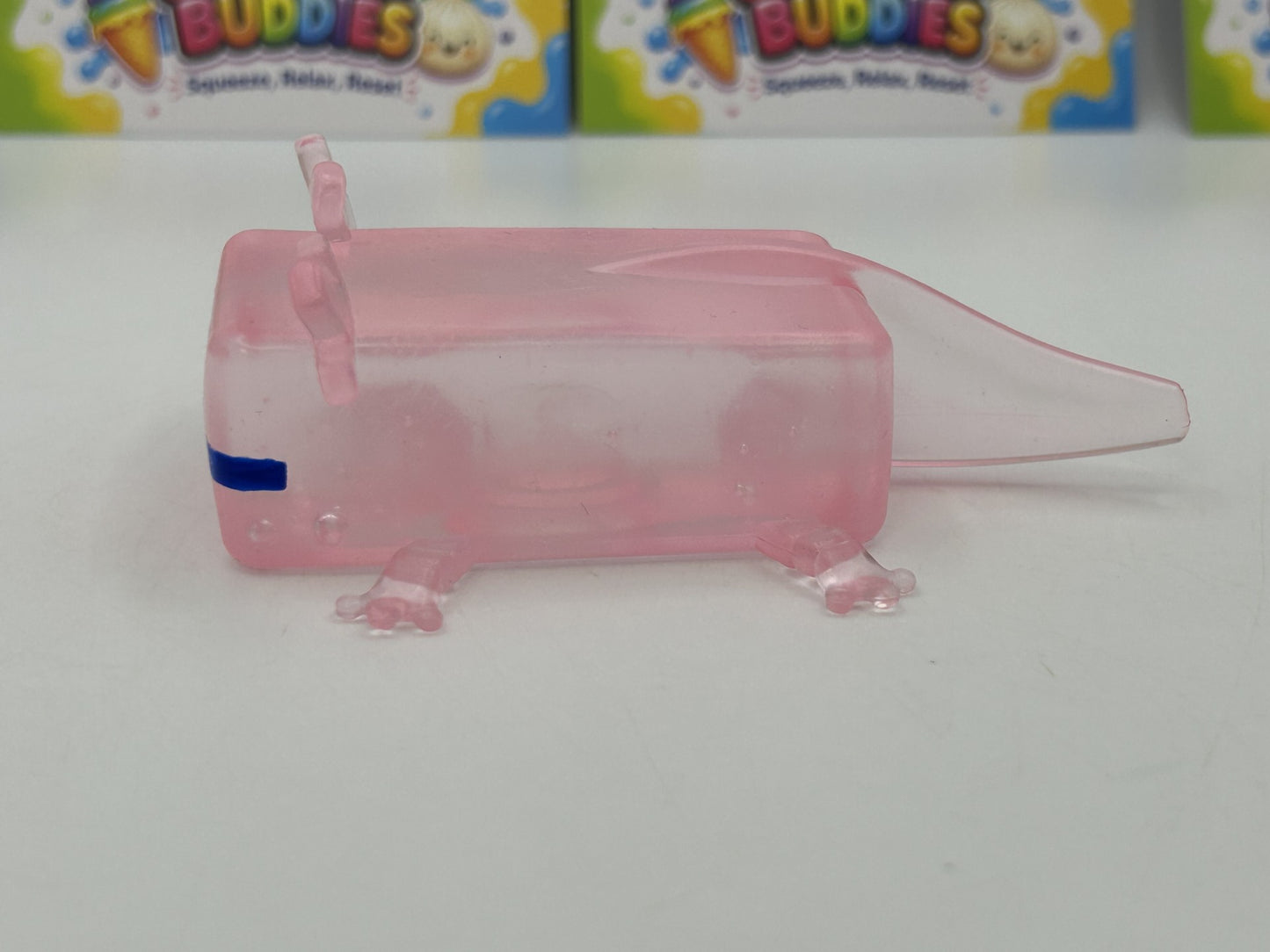 Minecraft Style Axolotl Squishy Sensory Fidget Toy Stretchy Maltose Squish