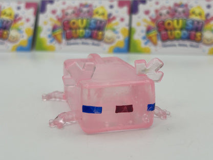 Minecraft Style Axolotl Squishy Sensory Fidget Toy Stretchy Maltose Squish