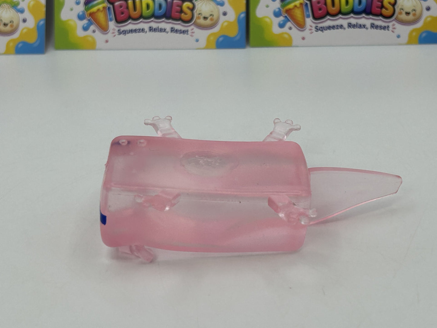 Minecraft Style Axolotl Squishy Sensory Fidget Toy Stretchy Maltose Squish