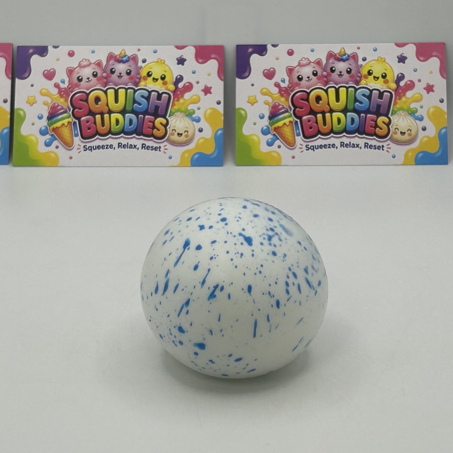 Snowball Squishy Sensory Fidget Toy Soft Foam Stress Relief Squeeze Ball