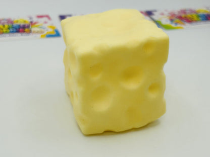 Viral Cheese Squishy Sensory Fidget Toy | Slow Rise Stress Relief Squish Cube
